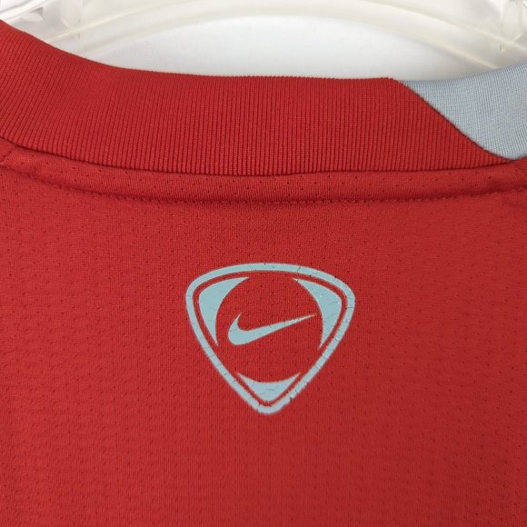 Red US Soccer Nation Team Dri-Fit training jersey - USMNT -  XL - Picture 8 of 10